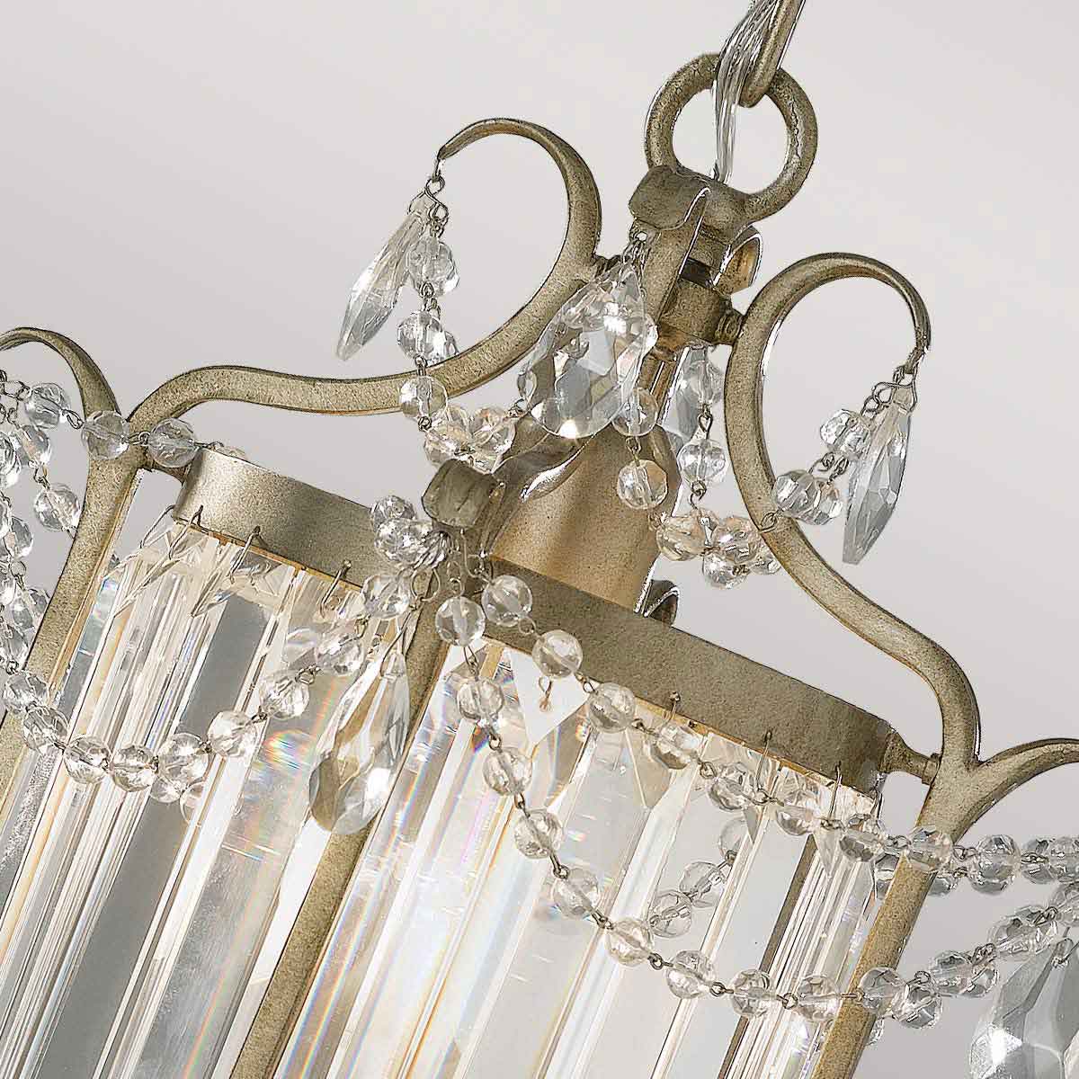 Feiss Pendant from the Gianna range. Gianna 1 Light Pendant Product Code = FE-GIANNA1C