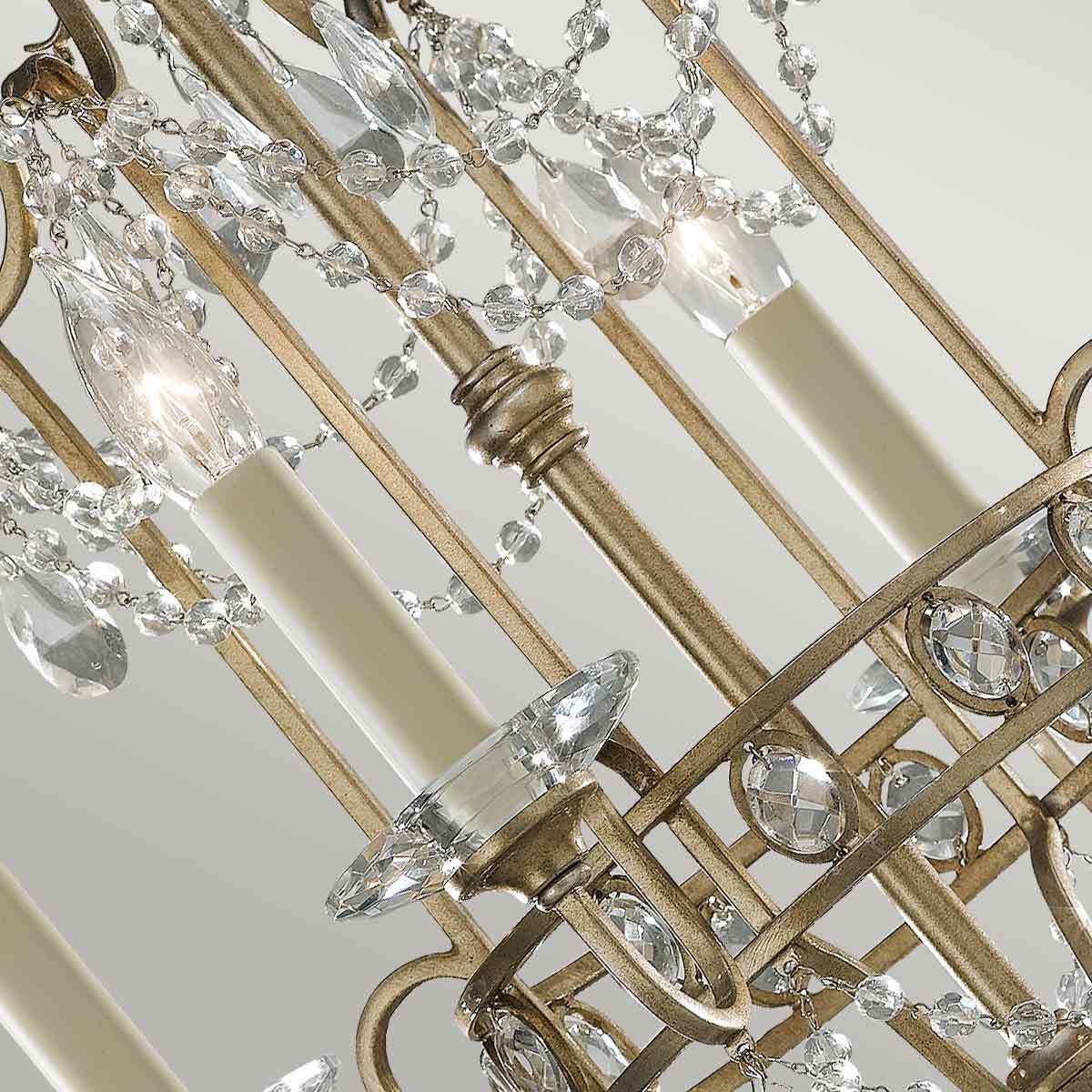 Feiss Chandelier from the Gianna range. Gianna 4 Light Chandelier Product Code = FE-GIANNA4