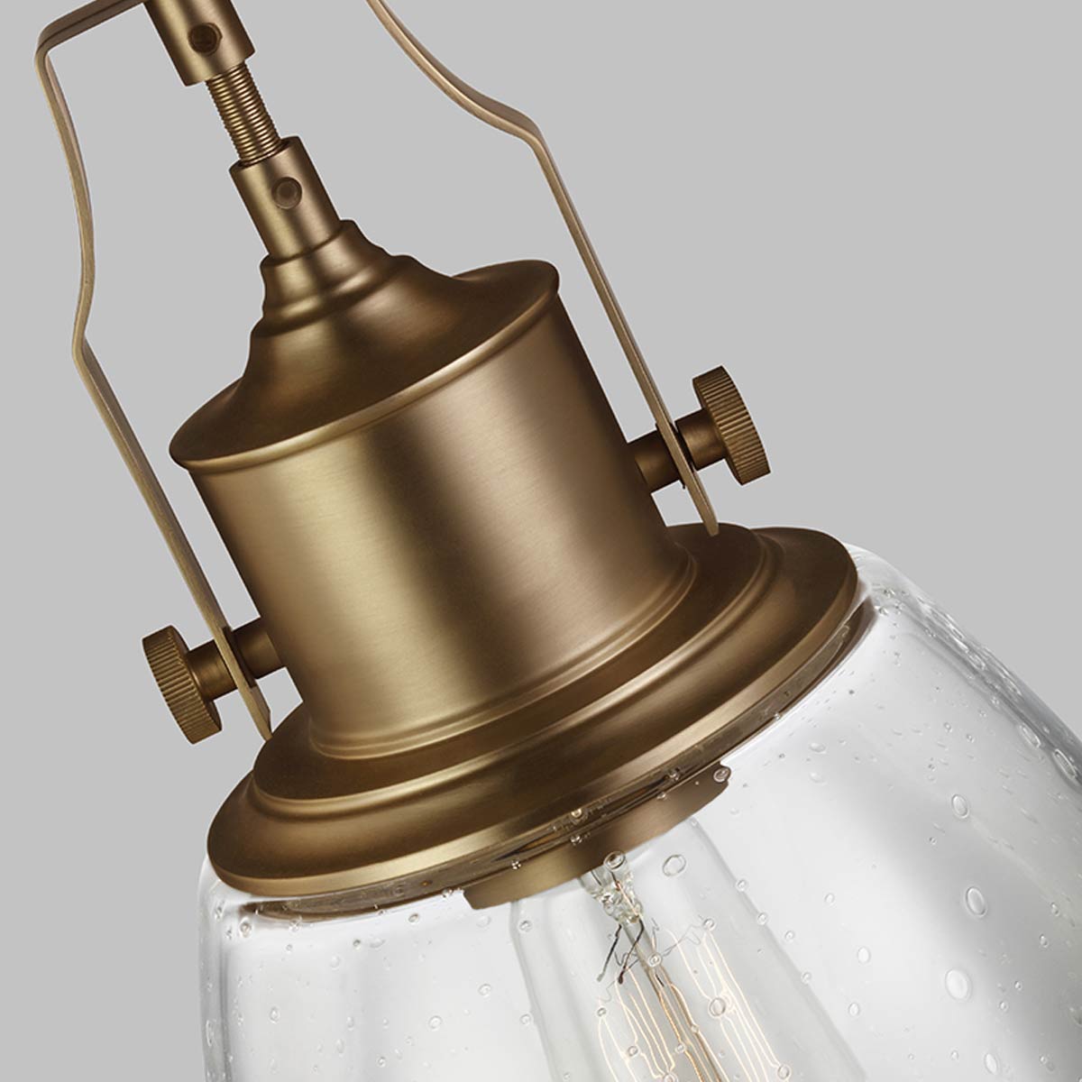Feiss Pendant from the Hobson range. Hobson 1 Light Medium Pendant Product Code = FE-HOBSON-P-M-AB