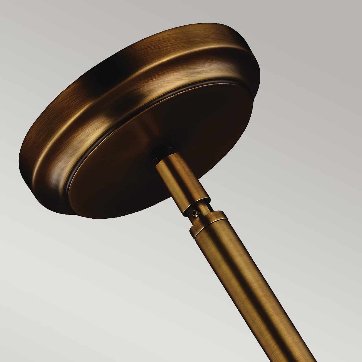 Feiss Pendant from the Hobson range. Hobson 1 Light Medium Pendant Product Code = FE-HOBSON-P-M-AB