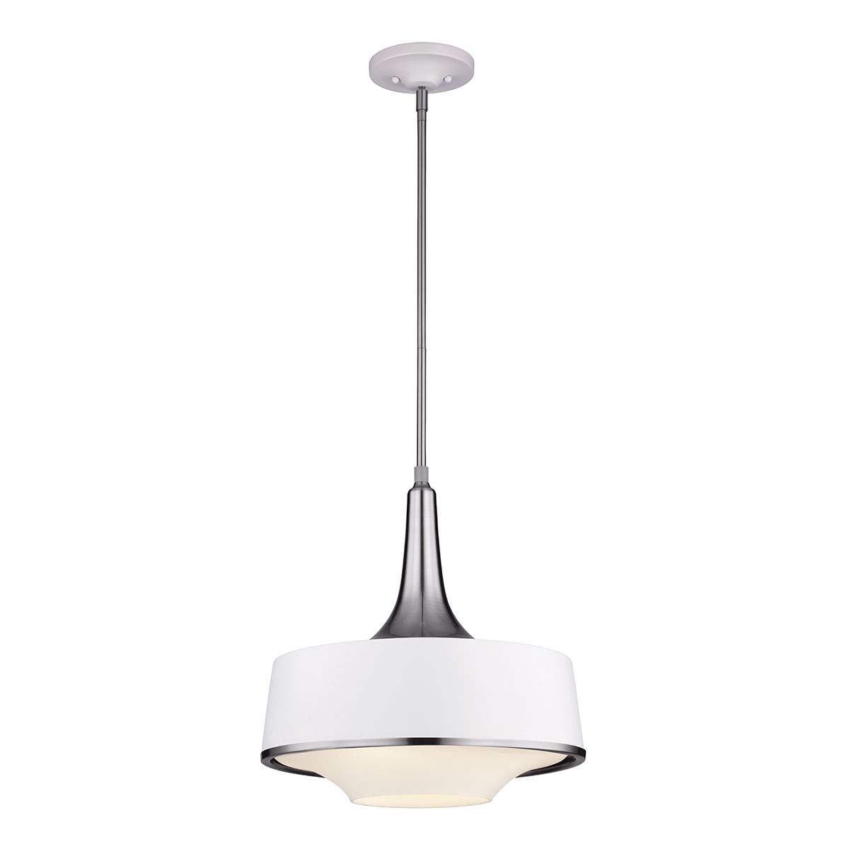 Feiss Pendant from the Holloway range. Holloway 4Lt Pendant - White Product Code = FE-HOLLOWAY-4P-W