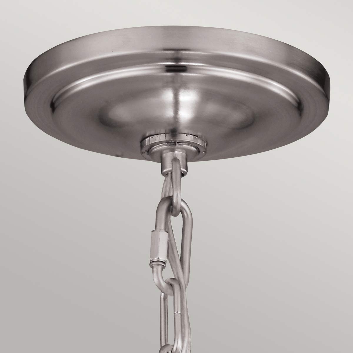 Feiss Pendant from the Hounslow range. Hounslow 1 Light Mini Pendant Brushed Steel Product Code = FE-HOUNSLOW-P-BS