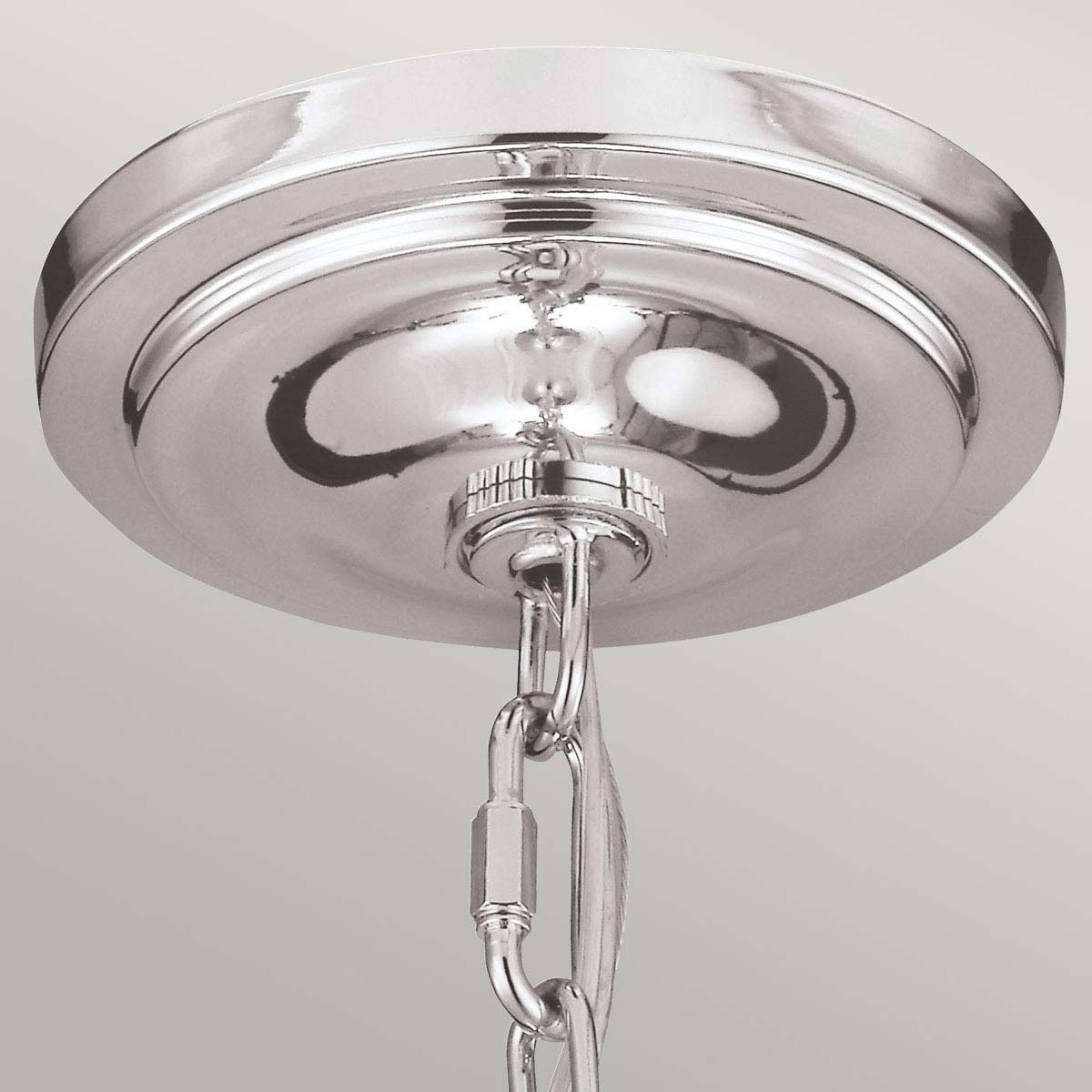 Feiss Pendant from the Hounslow range. Hounslow 1 Light Pendant Polished Nickel Product Code = FE-HOUNSLOW-P-PN