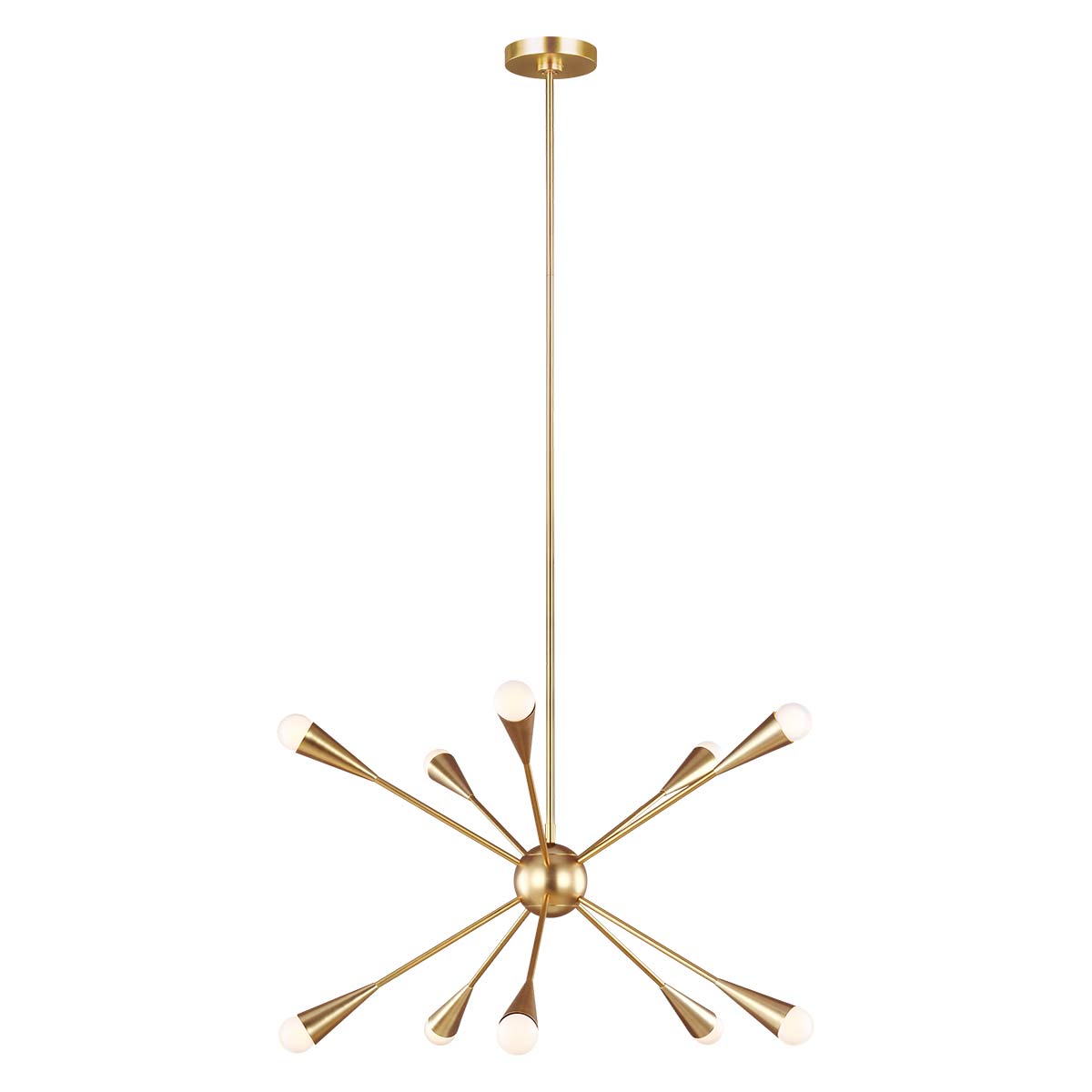Feiss Chandelier from the Jax range. Jax 10 Light Chandelier Product Code = FE-JAX10-BB
