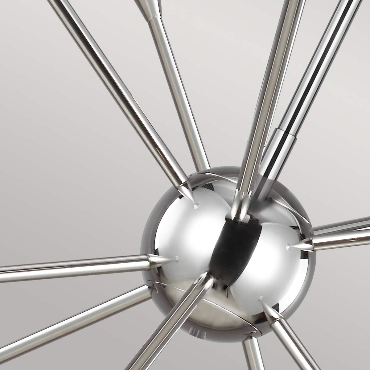 Feiss Chandelier from the Jax range. Jax 10 Light Chandelier Product Code = FE-JAX10-PN