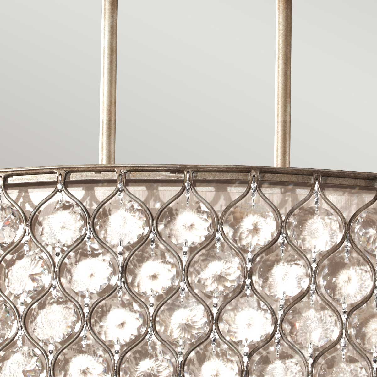 Feiss Pendant from the Lucia range. Lucia 3 Light Pendant Light Product Code = FE-LUCIA-P-A