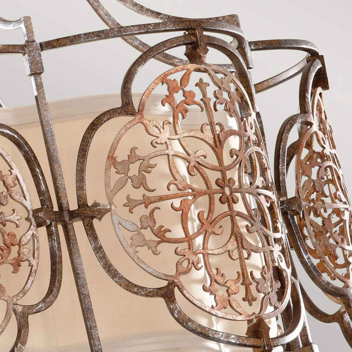 Feiss Ceiling Semi-Flush from the Marcella range. Marcella 3 Light Semi-Flush Product Code = FE-MARCELLA-SF