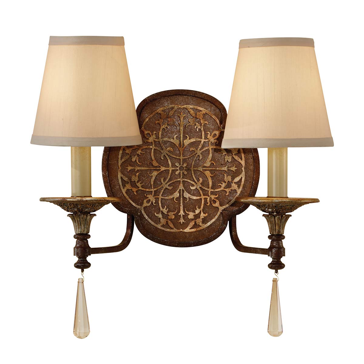 Feiss Wall Light from the Marcella range. Marcella 2 Light Wall Light Product Code = FE-MARCELLA2