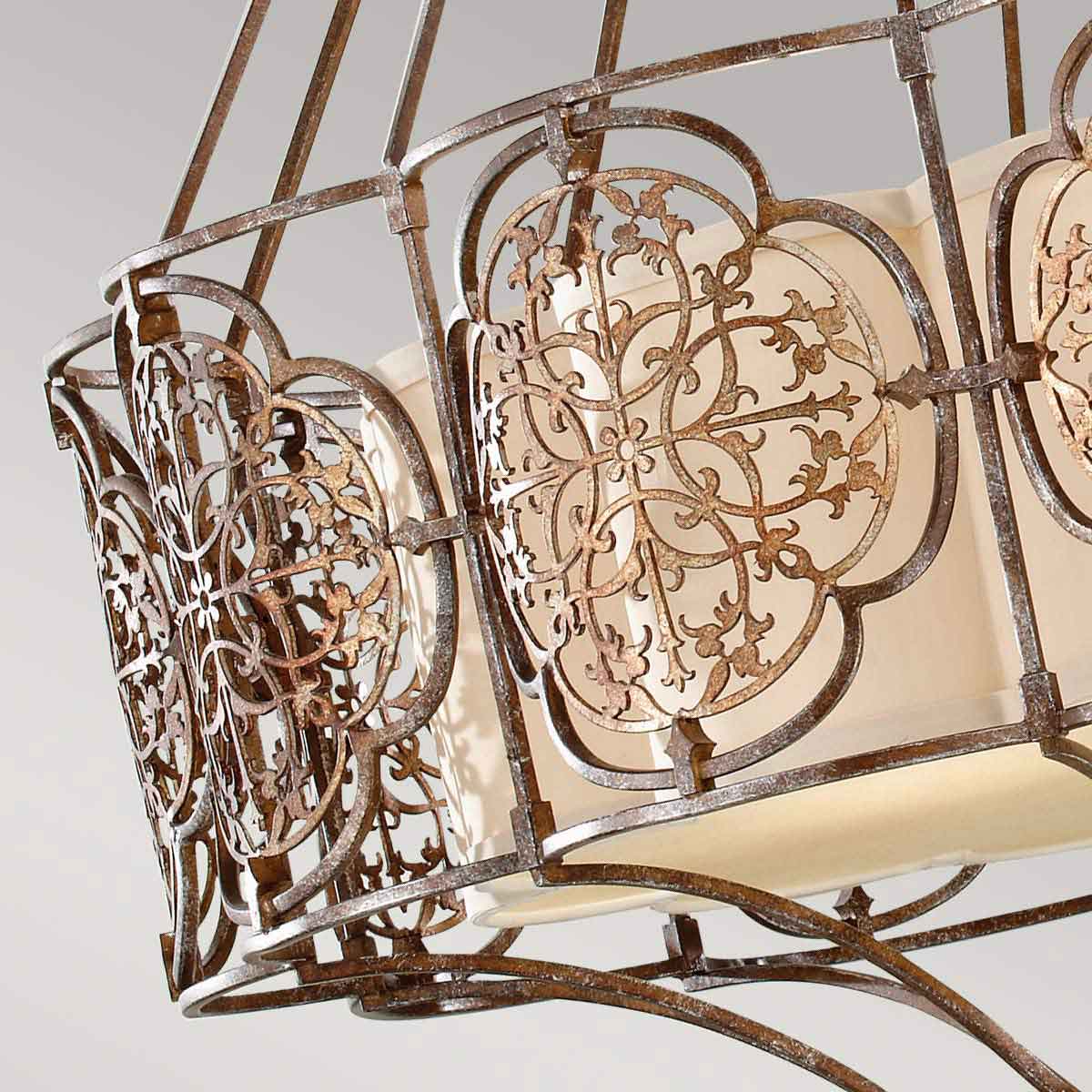 Feiss Chandelier from the Marcella range. Marcella 4 Light Chandelier Product Code = FE-MARCELLA4