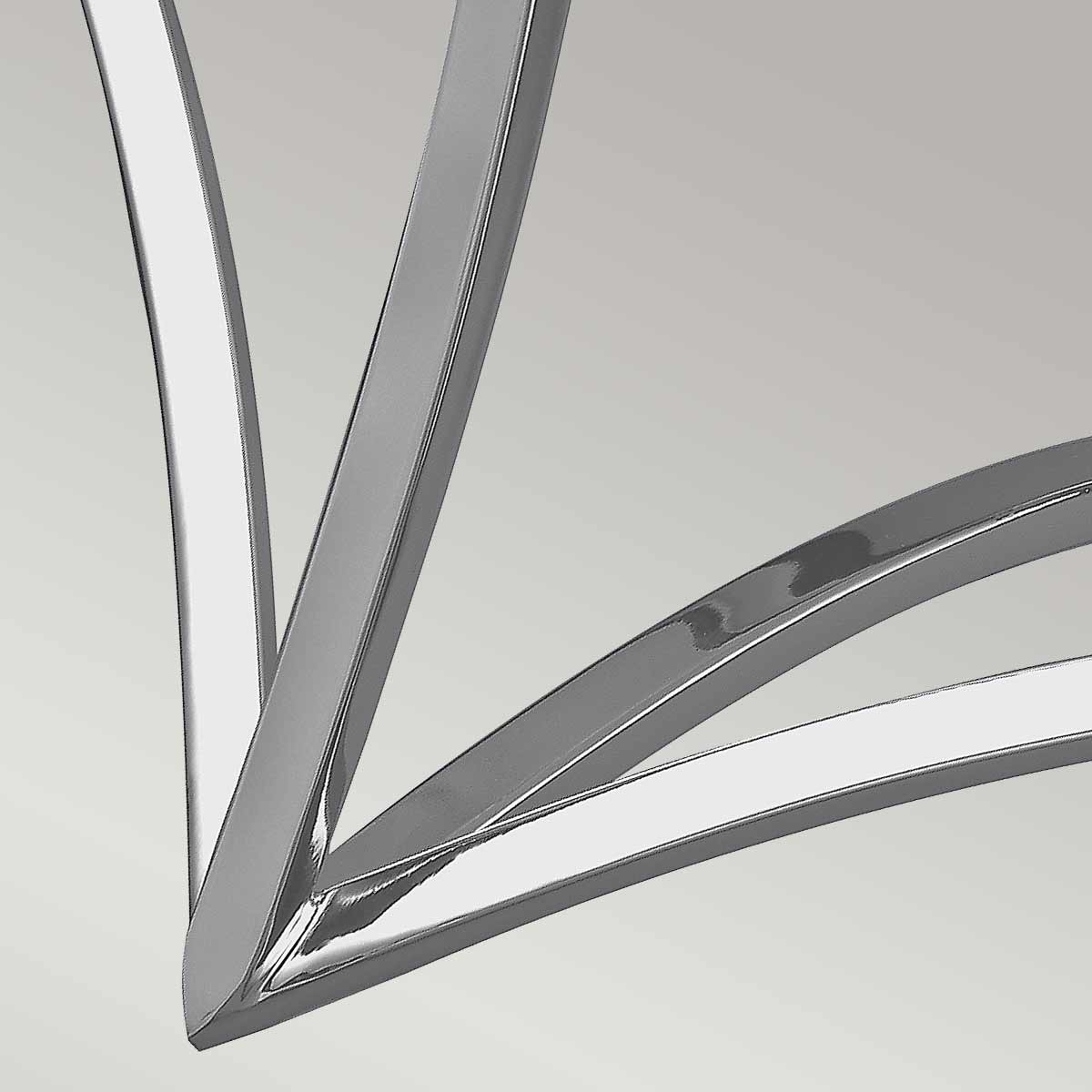 Feiss Pendant from the Nico range. Nico 1 Light Large Pendant - Polished Chrome Product Code = FE-NICO-P-L-CH