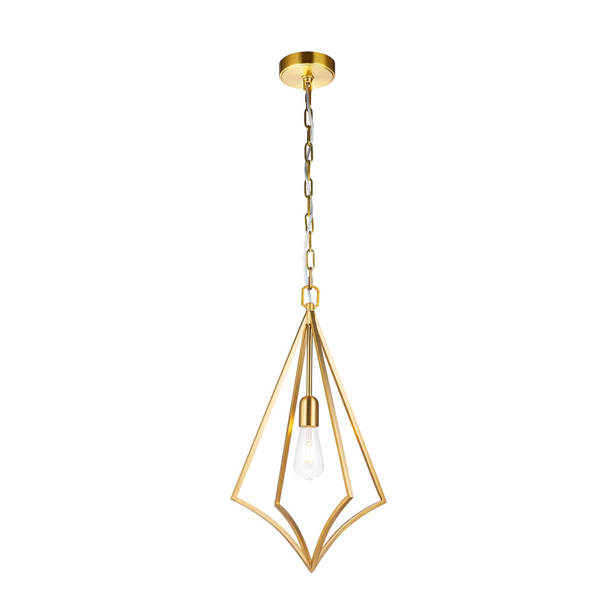 Feiss Pendant from the Nico range. Nico 1 Light Medium Pendant Product Code = FE-NICO-P-M-BB