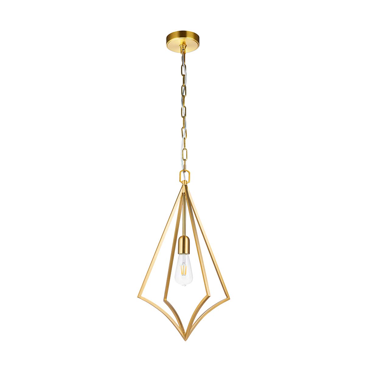 Feiss Pendant from the Nico range. Nico 1 Light Medium Pendant Product Code = FE-NICO-P-M-BB