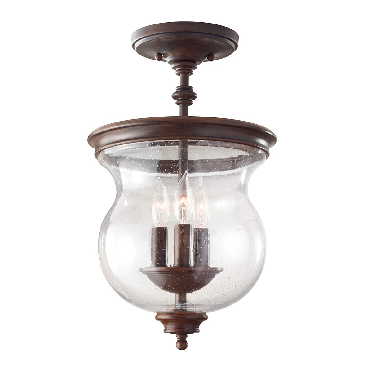 Feiss Ceiling Semi-Flush from the Pickering Lane range. Pickering Lane 3 Light Semi-Flush Product Code = FE-PICKERING-LANE-SF
