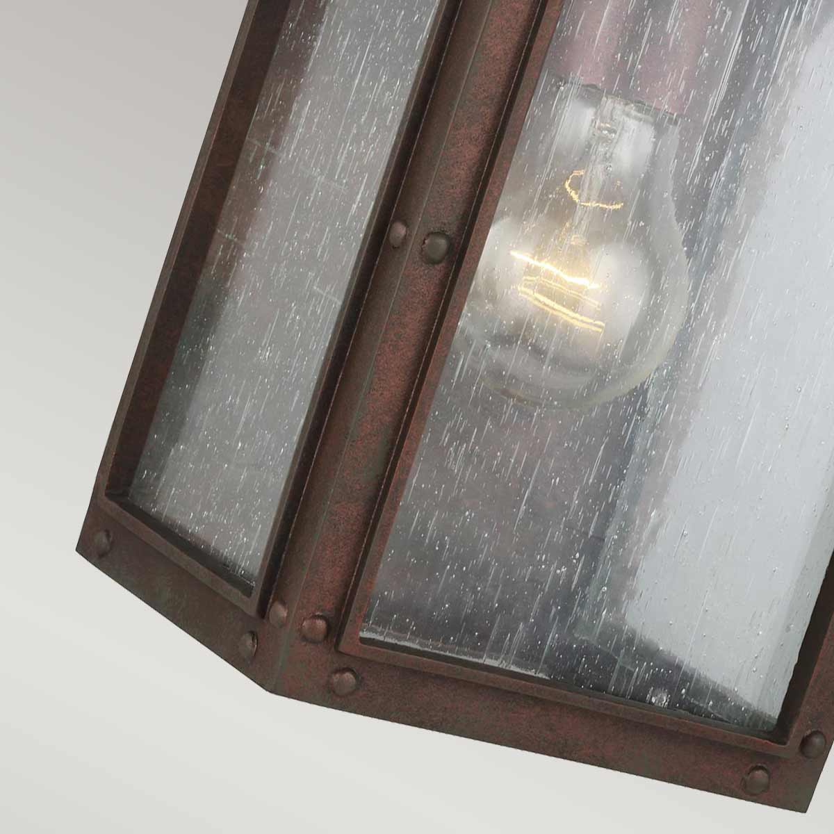 Feiss Outdoor Wall Light from the Randhurst range. Randhurst 1 Light Small Wall Lantern Product Code = FE-RANDHURST-S-CO
