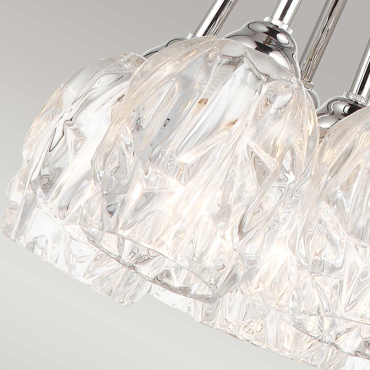 Feiss Chandelier from the Rubin range. Rubin 7 Light Cluster Chandelier Product Code = FE-RUBIN-7P