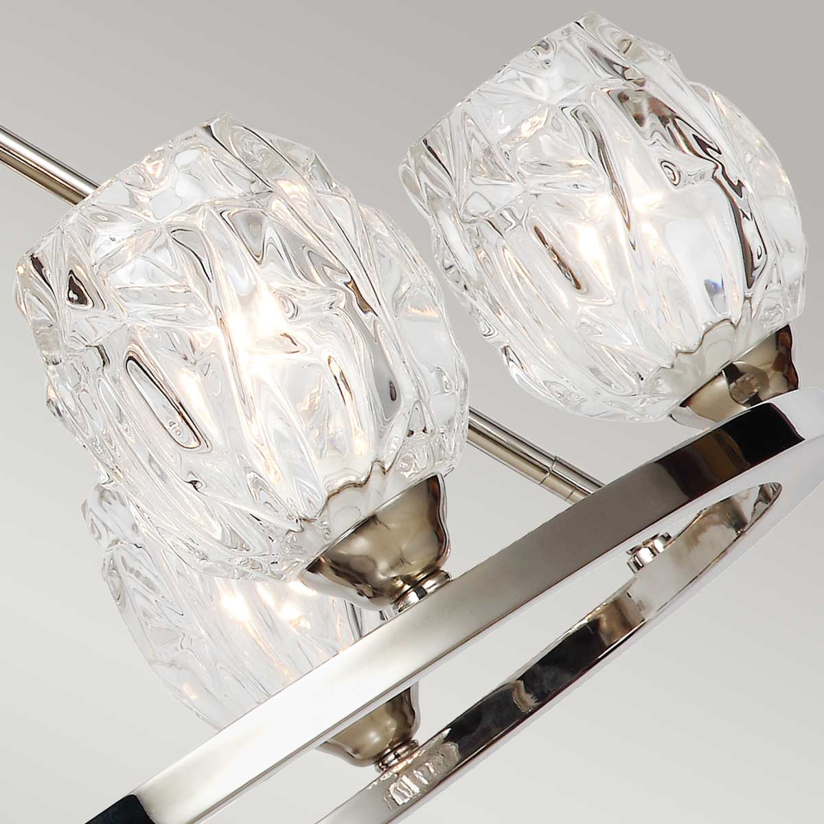 Feiss Chandelier from the Rubin range. Rubin 6 Light Chandelier Product Code = FE-RUBIN6