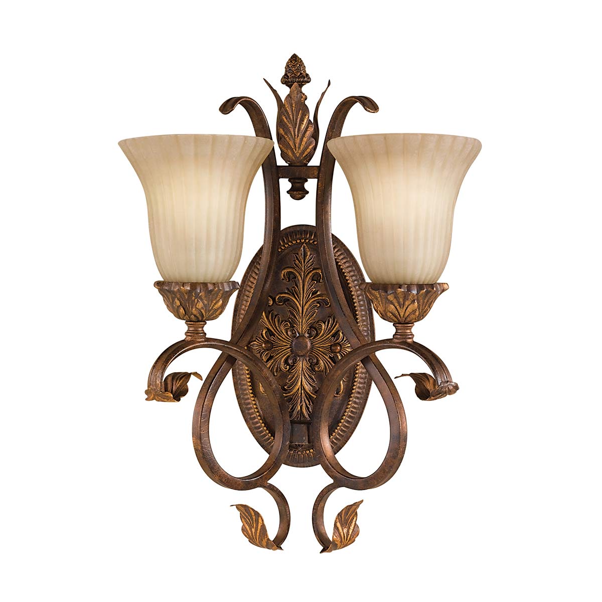 Feiss Wall Light from the Sonoma Valley range. Sonoma Valley 2 Light Wall Light Product Code = FE-SONOMAVALLEY2