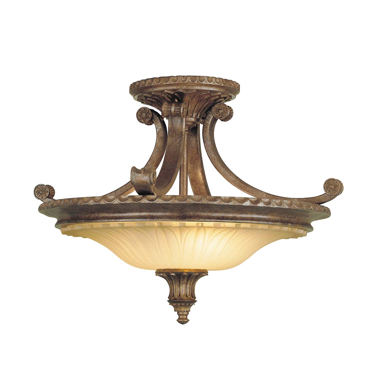 Feiss Ceiling Semi-Flush from the Stirling Castle range. Stirling Castle 2 Light Semi-Flush Product Code = FE-STIRLING-CASTLESF