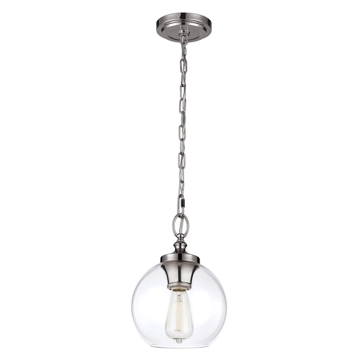 Feiss Pendant from the Tabby range. Tabby 1 Light Mini Pendant Product Code = FE-TABBY-P-S