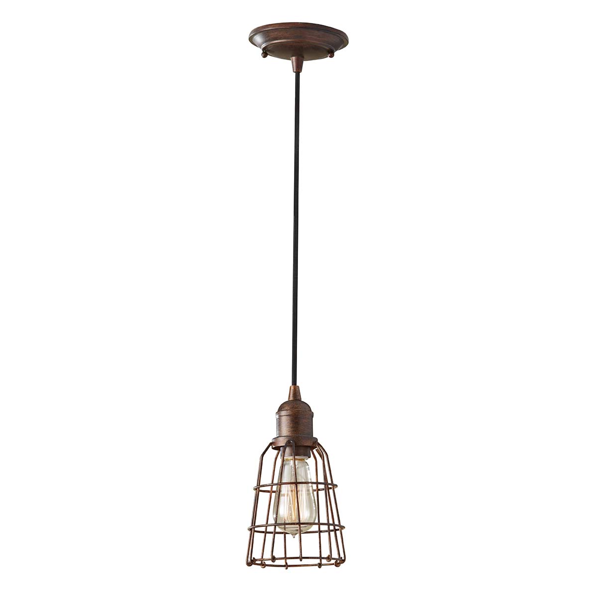 Feiss Pendant from the Urban Renewal range. Urban Renewal 1 Light Pendant - Parisian Bronze Product Code = FE-URBANRWL-P-D