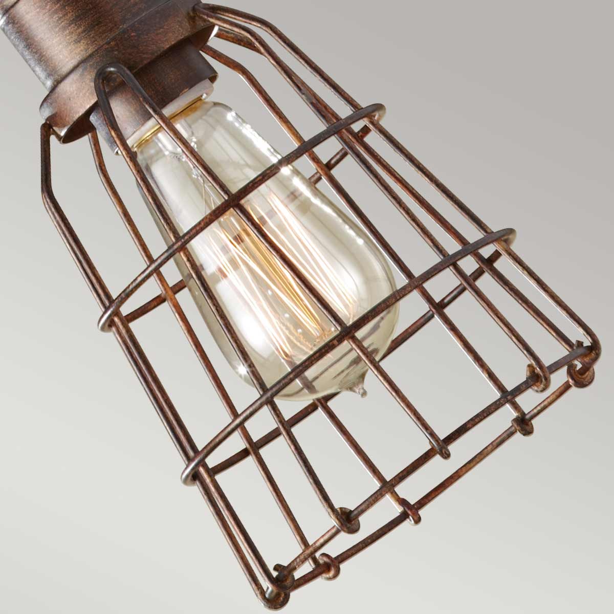 Feiss Pendant from the Urban Renewal range. Urban Renewal 1 Light Pendant - Parisian Bronze Product Code = FE-URBANRWL-P-D