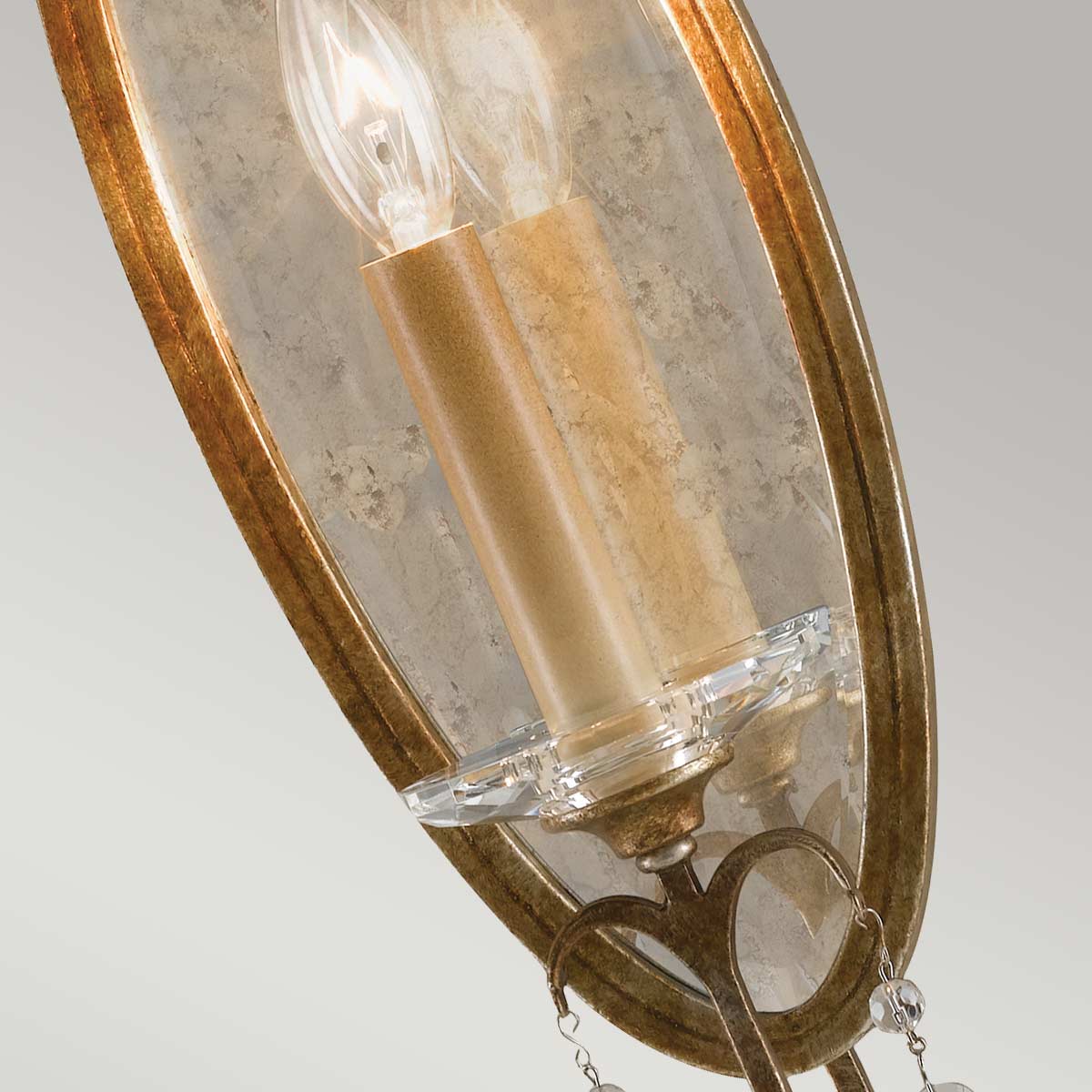 Feiss Wall Light from the Valentina range. Valentina 1 Light Wall Light Product Code = FE-VALENTINA1