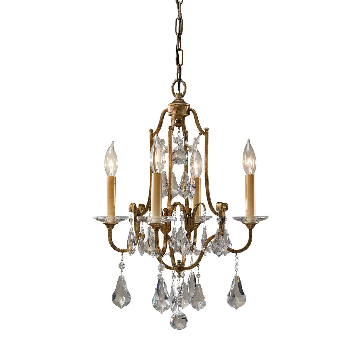 Feiss Chandelier from the Valentina range. Valentina 4 Light Chandelier Product Code = FE-VALENTINA4