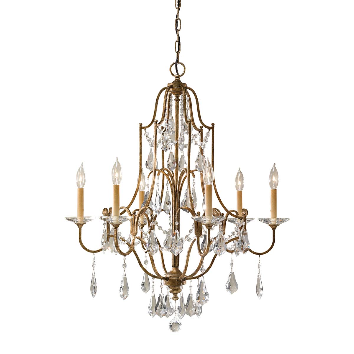 Feiss Chandelier from the Valentina range. Valentina 6 Light Chandelier Product Code = FE-VALENTINA6
