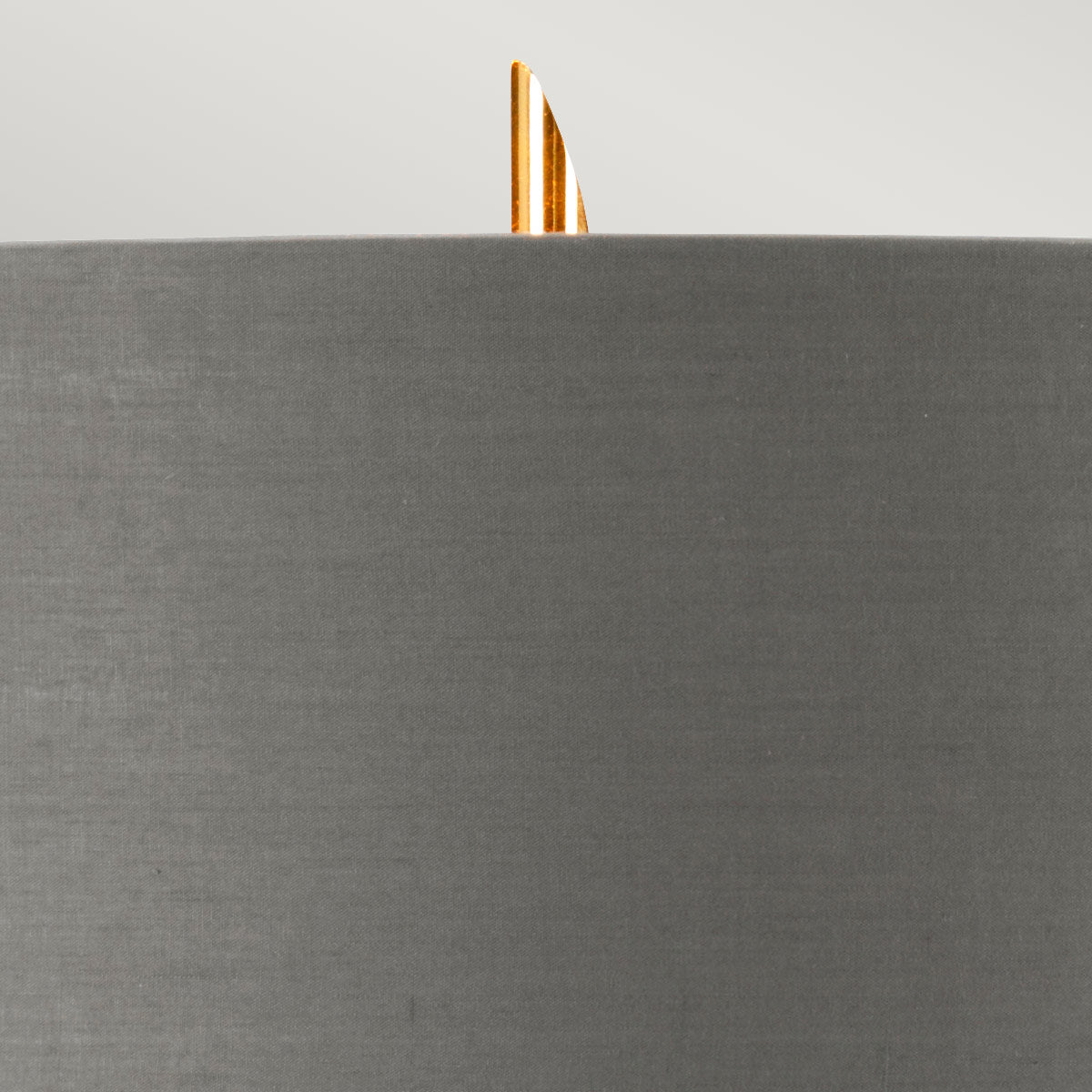 Elstead Lighting Table Lamp from the Ferrara range. Ferrara Table Lamp - Grey and Polished Gold Product Code = FERRARA-TL-GPG