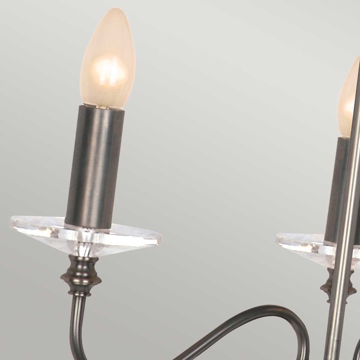 Elstead Lighting Chandelier from the Finsbury Park range. Finsbury Park 3 Light Chandelier Product Code = FP3-OLD-BRZ