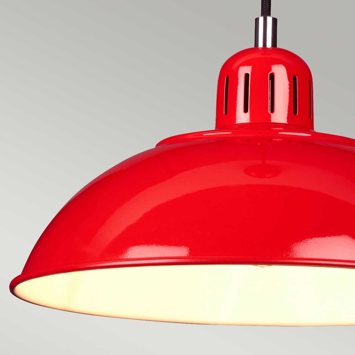 Elstead Lighting Pendant from the Franklin range. Franklin 1 Light Pendant Product Code = FRANKLIN-P-RED