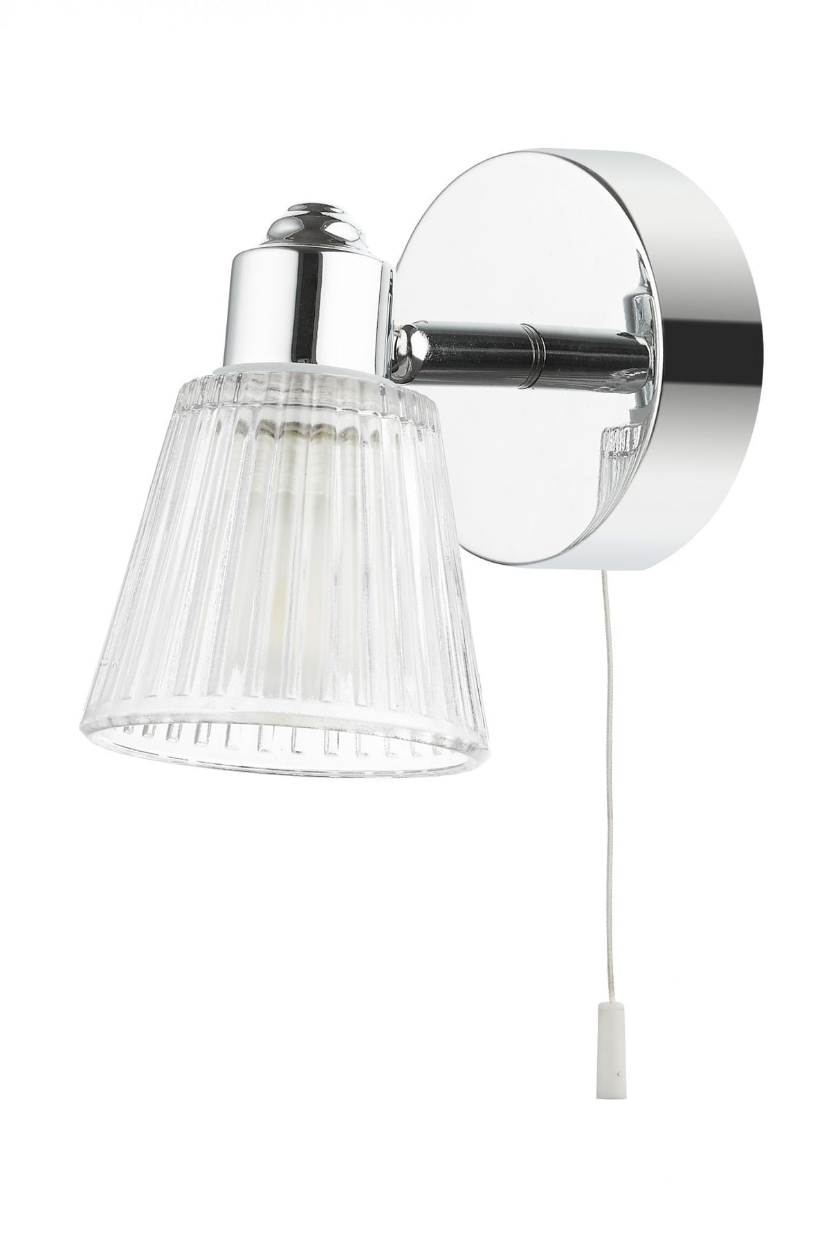 Magnalux Gatsby 1 Light Bathroom Wall Light Polished Chrome Part Number - GAT01CHWL