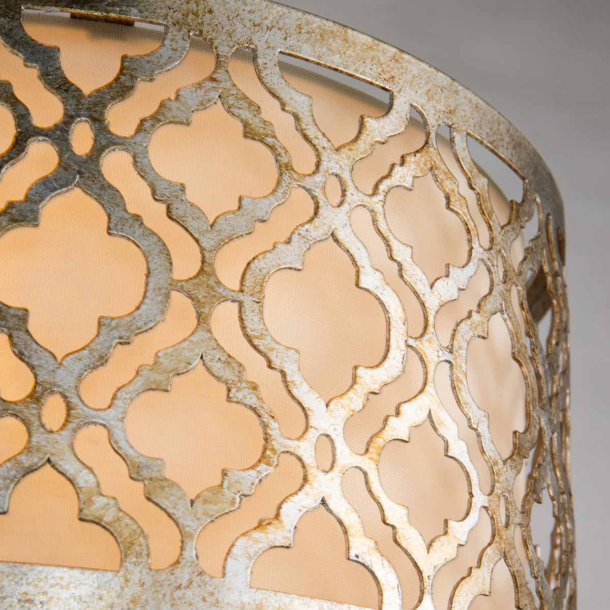 Gilded Nola Ceiling Flush from the Arabella range. Arabella 2 Light Flush Product Code = GN-ARABELLA-F