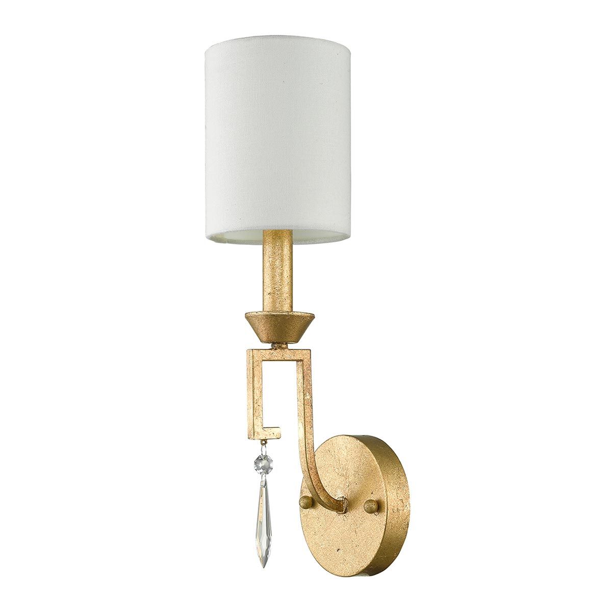 Gilded Nola Wall Light from the Lemuria range. Lemuria 1 Light Wall Light Product Code = GN-LEMURIA1