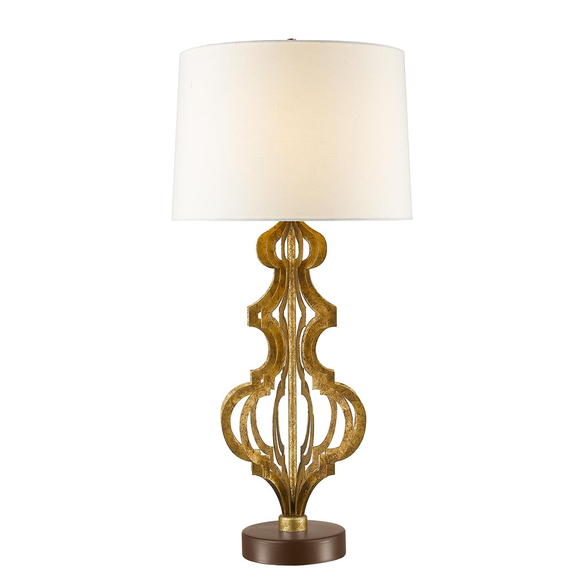 Gilded Nola Table Lamp from the Octavia range. Octavia 1 Light Table Lamp Product Code = GN-OCTAVIA-TL-GD