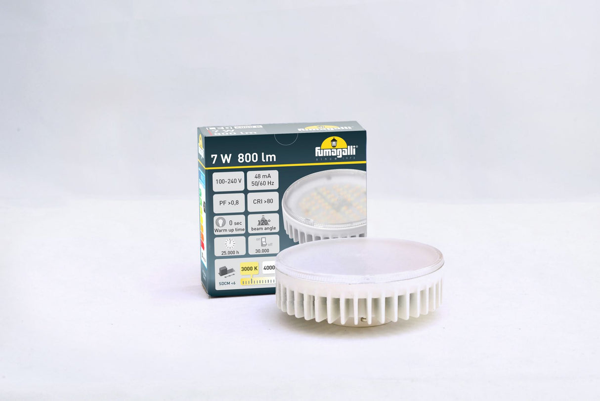 Magnalux GX53 LED Lamp 7W CCT Settable 3K, 4K & 6.5K Part Number - H2.LED.G53.CCT