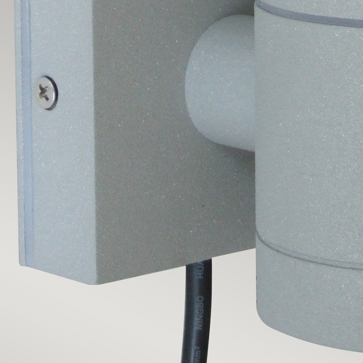 Garden Zone Outdoor Wall Light from the Beta range. Beta Plain Wall Lantern - Silver Product Code = GZ-BETA3