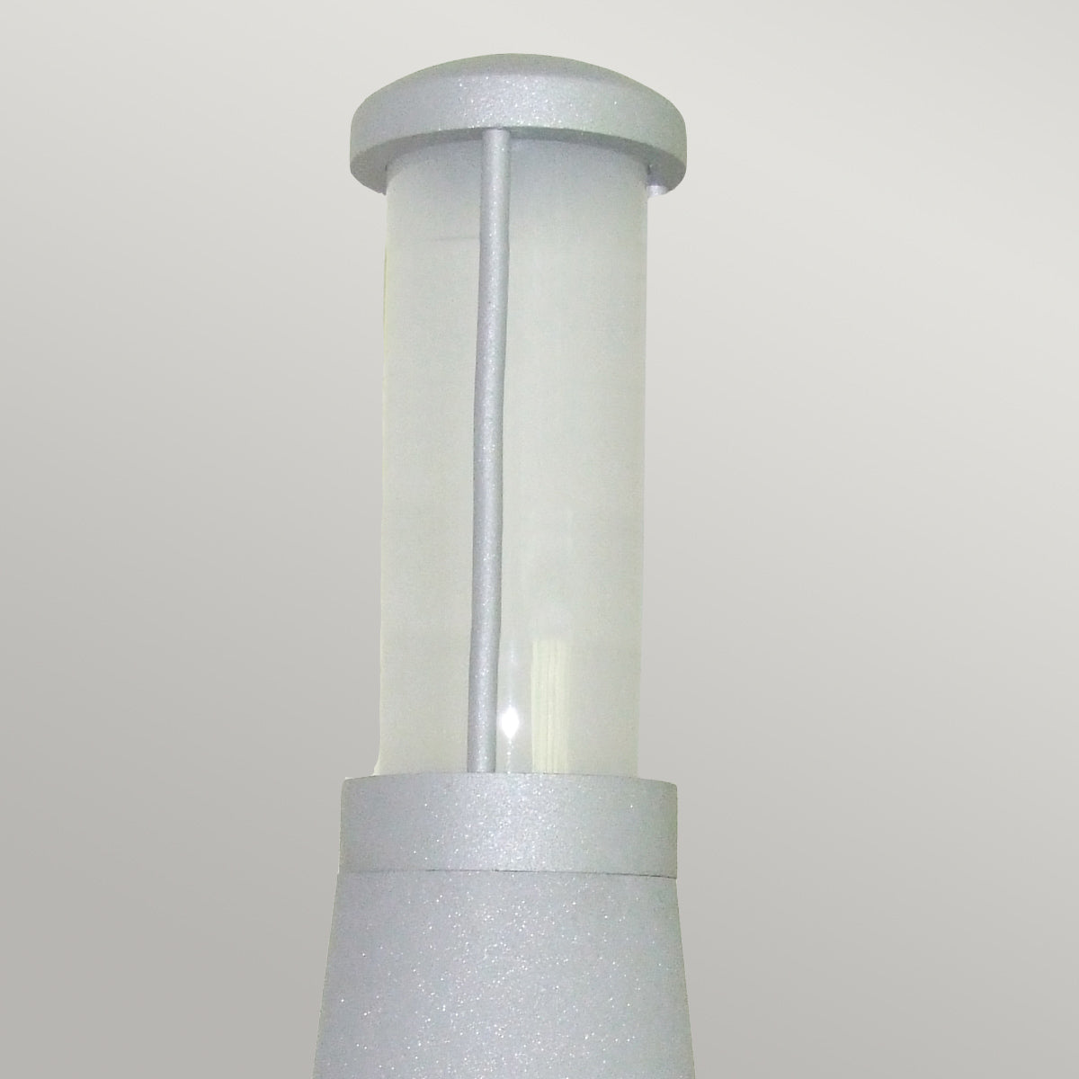 Garden Zone Bollard from the Beta range. Beta Aluminium Plain Bollard - Silver Product Code = GZ-BETA7