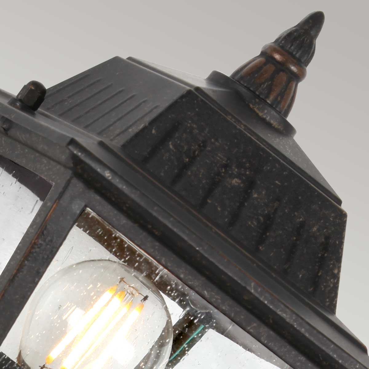 Garden Zone Outdoor Wall Light from the Highnam range. Highnam 1 Light Wall Lantern Product Code = GZH-HN1