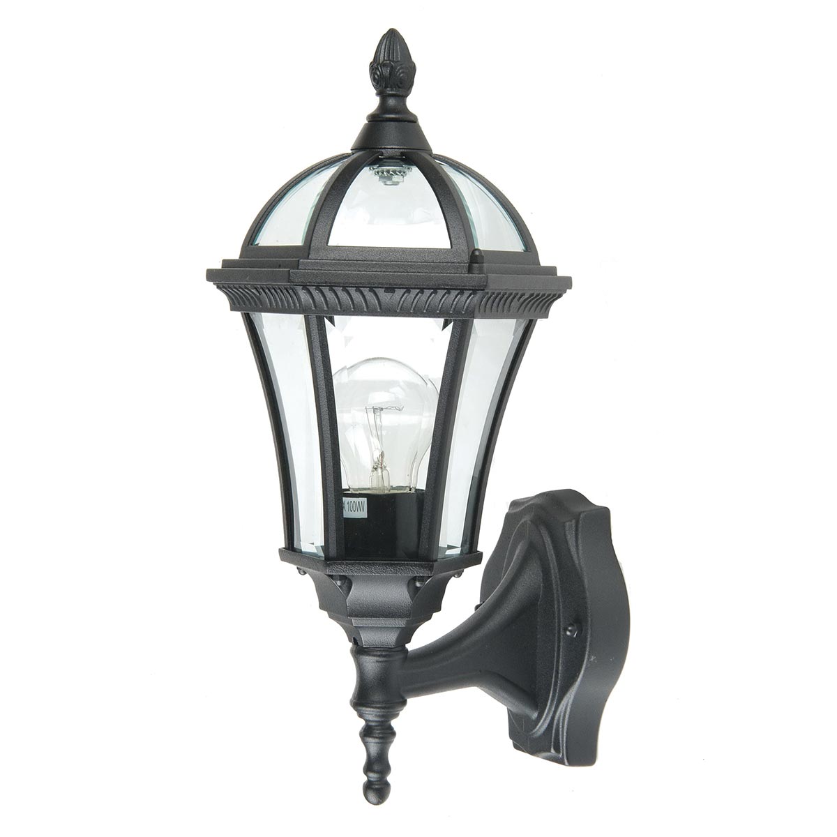 Garden Zone Outdoor Wall Light from the Ledbury range. Ledbury 1 Light Wall Lantern Product Code = GZH-LB1