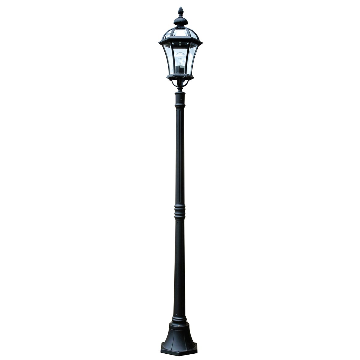 Garden Zone Lamp Post from the Ledbury range. Ledbury 1 Light Lamp Post Product Code = GZH-LB5