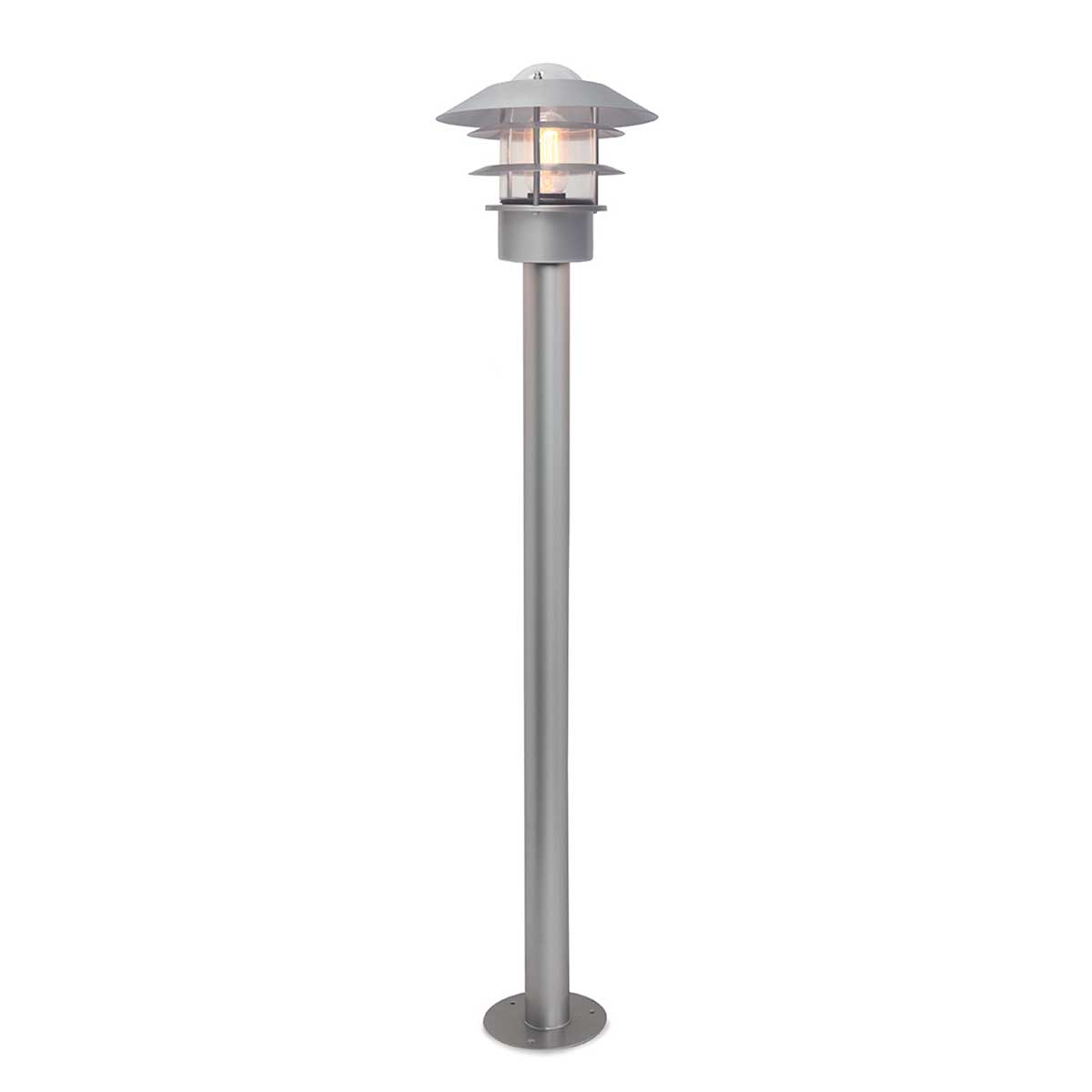 Elstead Lighting Bollard from the Helsingor range. Helsingor 1 Light Bollard Lantern Product Code = HELSINGOR-BOL-SL