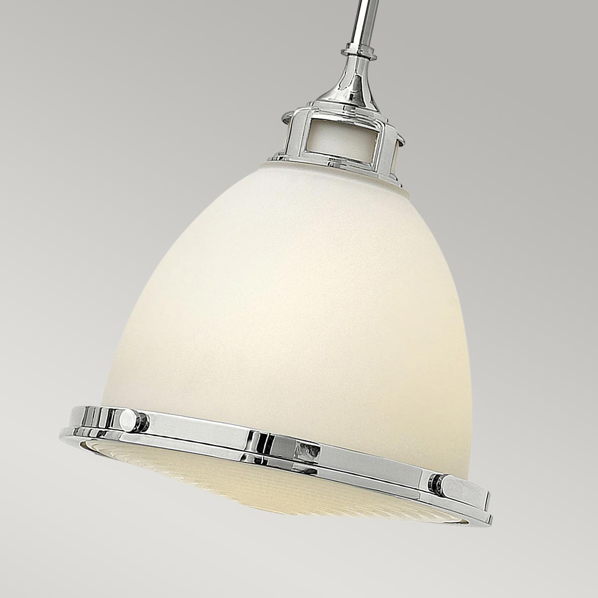 Hinkley Pendant from the Amelia range. Amelia 1 Light Medium Pendant Product Code = HK-AMELIA-P-M-CM