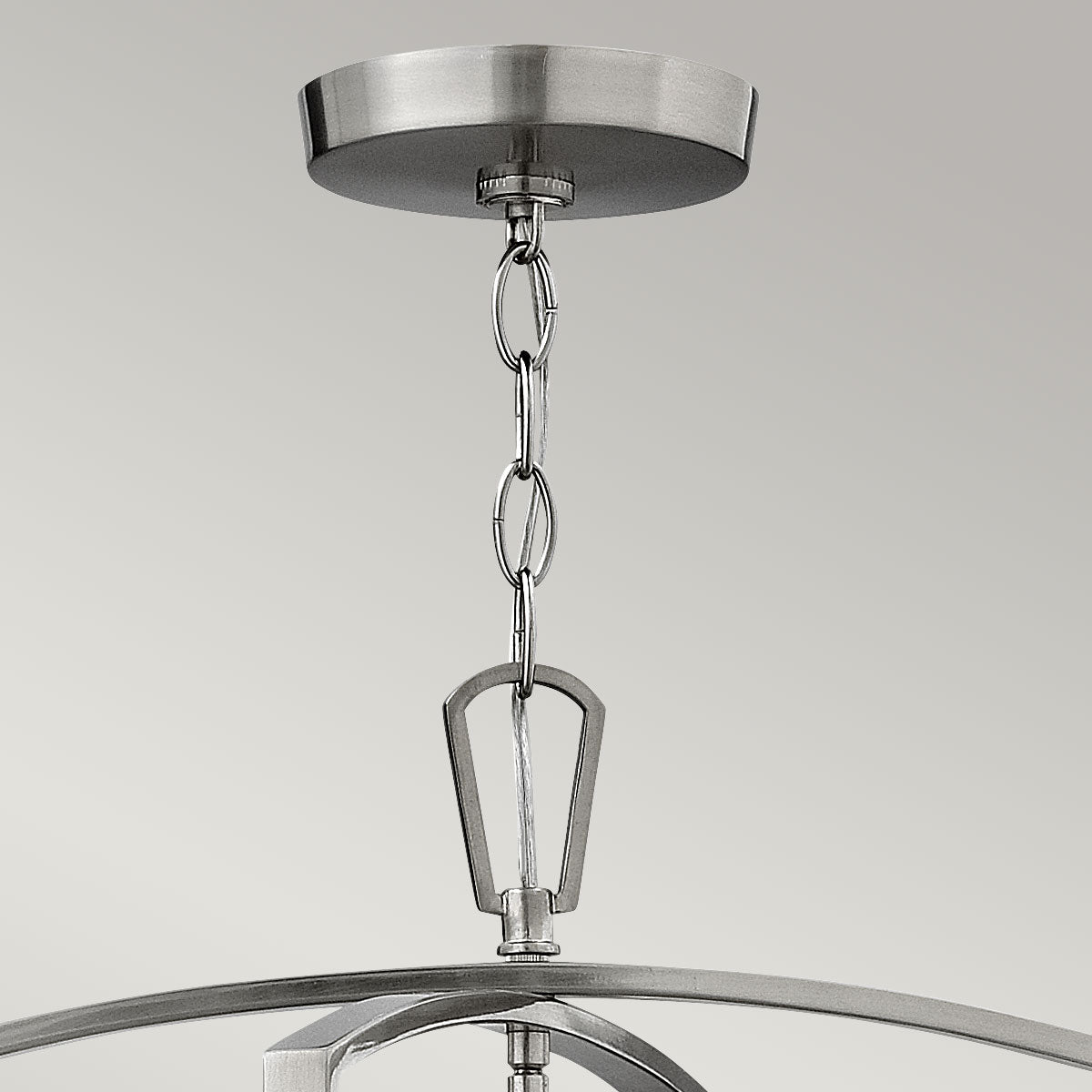 Hinkley Pendant from the Blakely range. Blakely 3 Light Large Pendant - Brushed Nickel Product Code = HK-BLAKELY-3P-BN