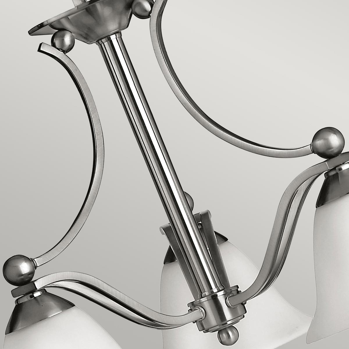 Hinkley Chandelier from the Bolla range. Bolla 3 Light Chandelier Product Code = HK-BOLLA3