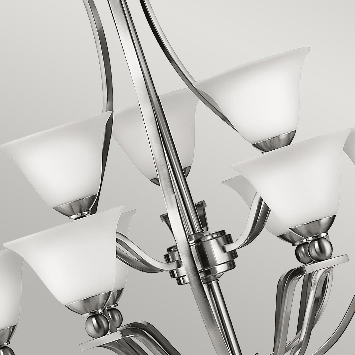 Hinkley Chandelier from the Bolla range. Bolla 9 Light Chandelier Product Code = HK-BOLLA9