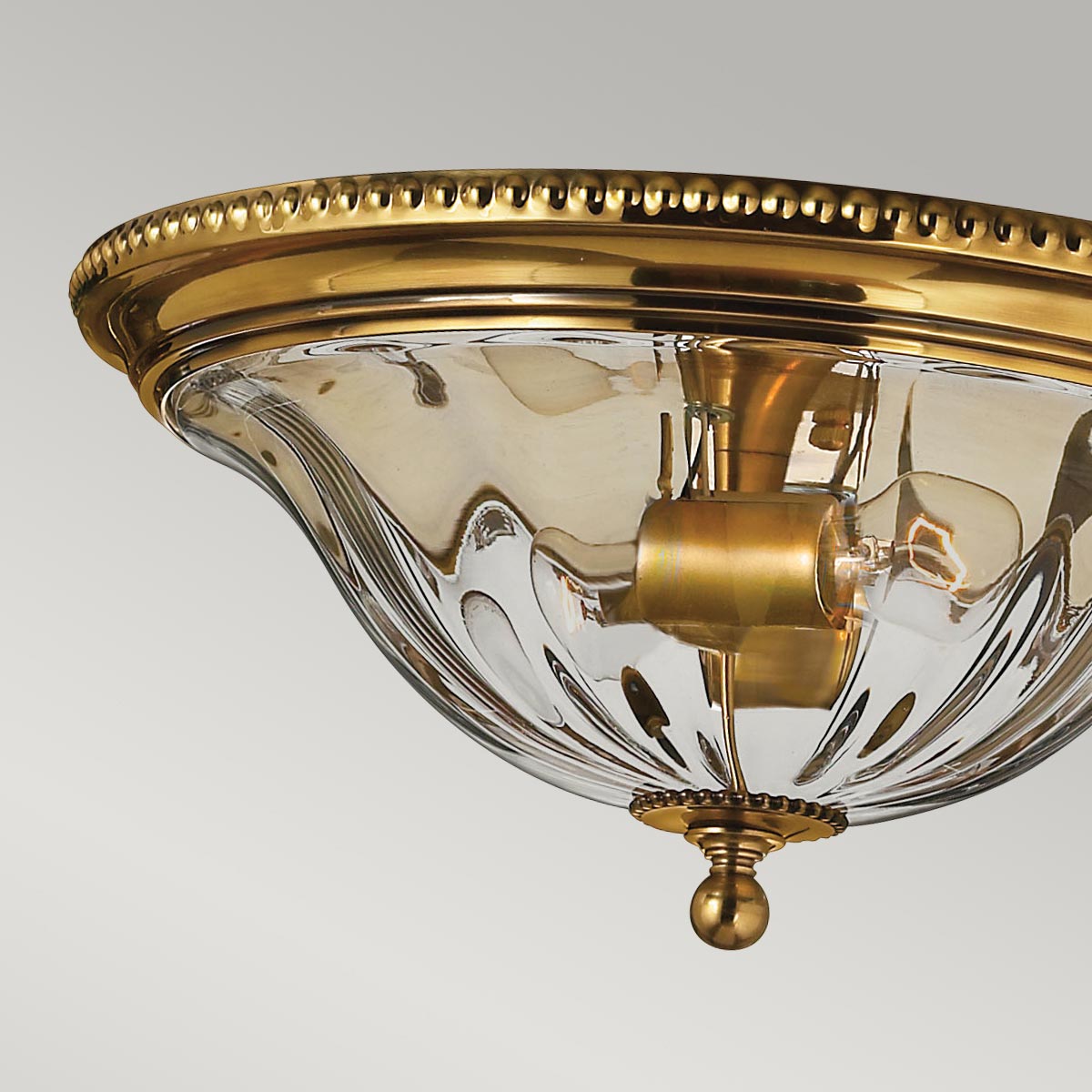 Hinkley Ceiling Flush from the Cambridge range. Cambridge 2 Light Flush Product Code = HK-CAMBRIDGE-F-A