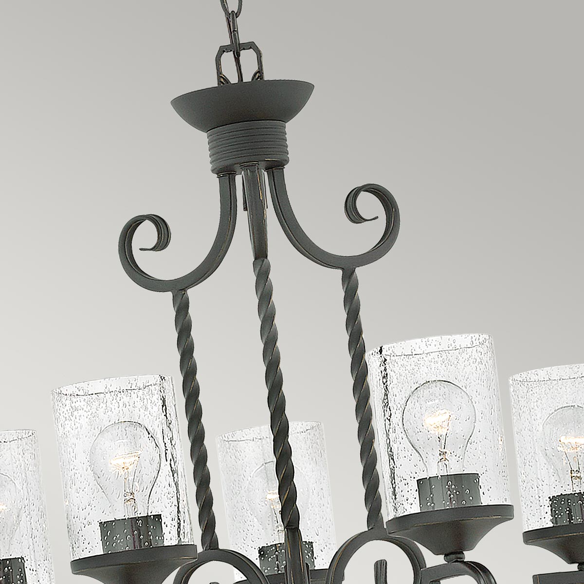 Hinkley Chandelier from the Casa range. Casa 5 Light Chandelier Product Code = HK-CASA5