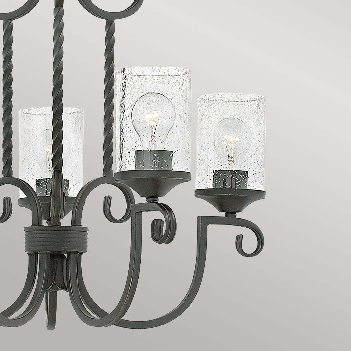 Hinkley Chandelier from the Casa range. Casa 5 Light Chandelier Product Code = HK-CASA5