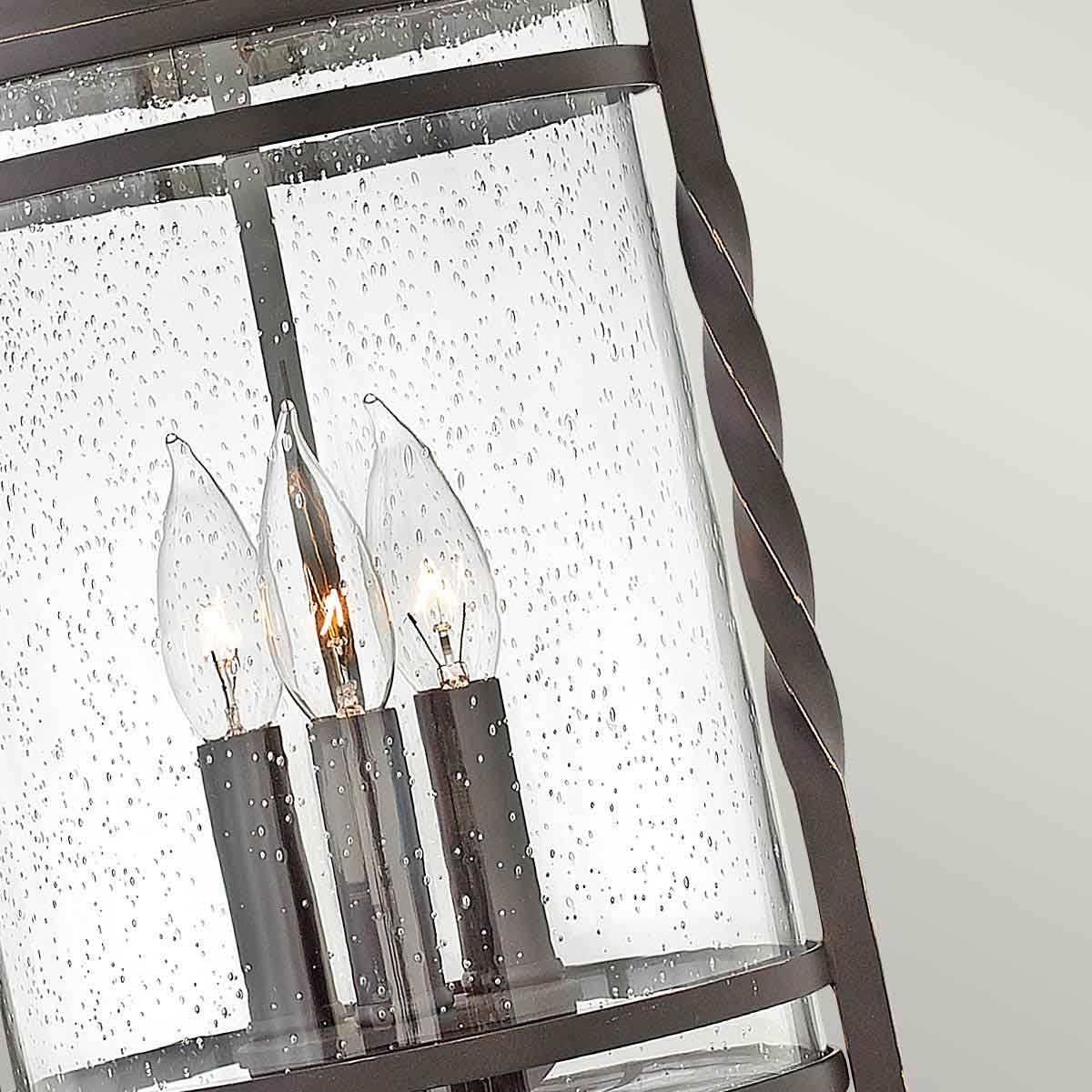 Hinkley Outdoor Hanging from the Casa range. Casa 3 Light Chain Lantern Product Code = HK-CASA8